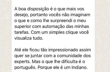 Rachide impressionou o chefe
